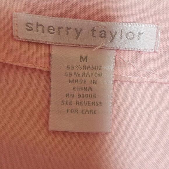 Sherry Talyor Pink short sleeve top pre-owned - Picture 5 of 6